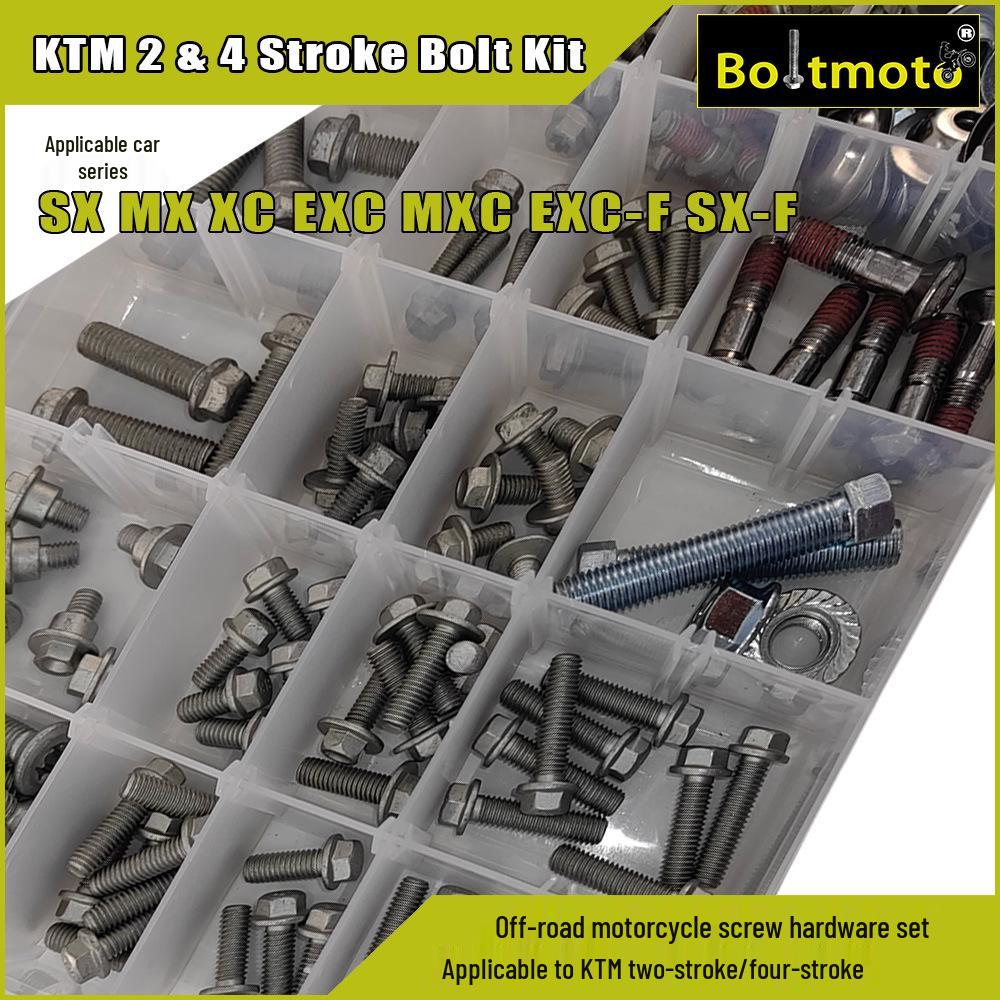 Off-Road Motorcycle Screw Set for KTM & Husqvarna - 160PCS