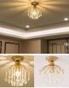 Crystal Chandelier for Bedroom, Hallway, or Living Room - European/American Style, 2025 Model