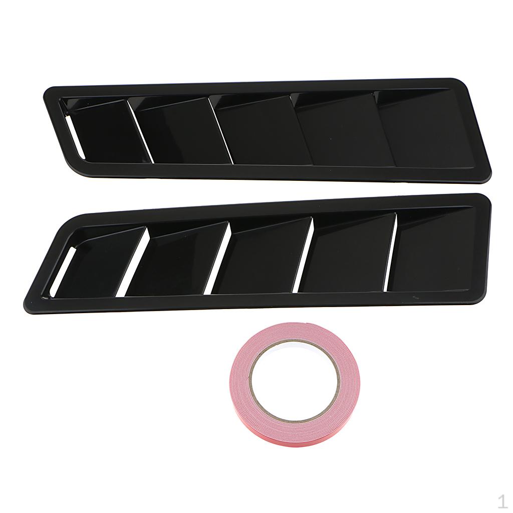 

2x Universal Ventilation Grille Cooling Plate Matt Black