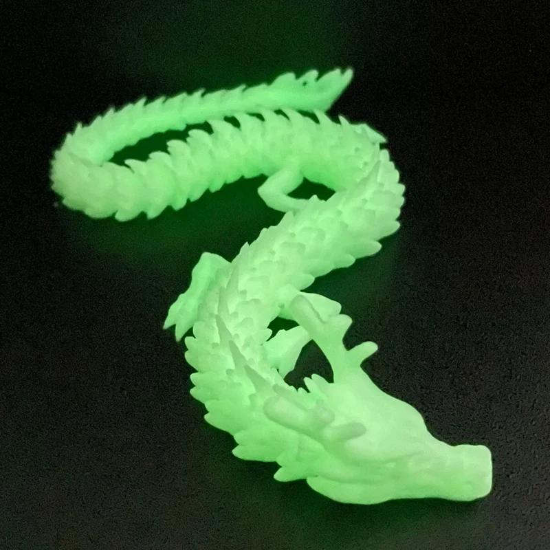 1/2Pcs 3D Printed Dragon With Egg Articulated Dragon Full Body Joints Can Move Rotatable Articulated Desktop Creative Kids Toys