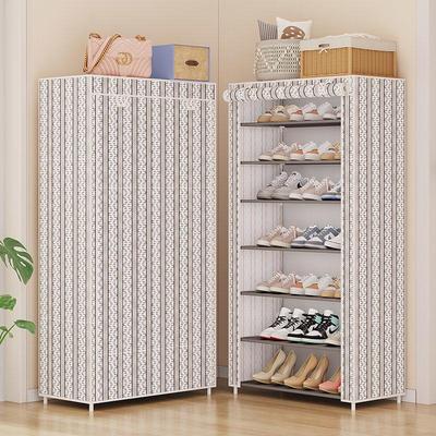 Mehrschichtiges staubdichtes Schuhregal für Wohnheim und Eingangsbereich-Aufbewahrung