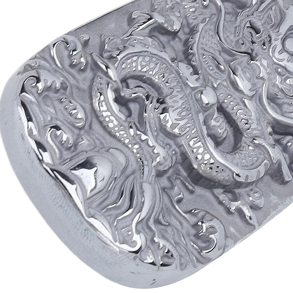 Pendentif Téraherz Naturel Motif Dragon Sculpté Pendentif Pierre d'Énergie pour la Fabrication de Bijoux