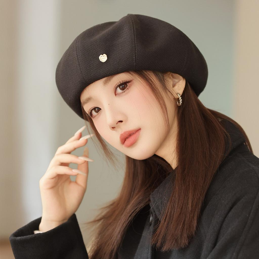 Autumn and Winter Beret Female Retro Painter Hat Fashion Star Anise Newsboy Hat Pumpkin Hat