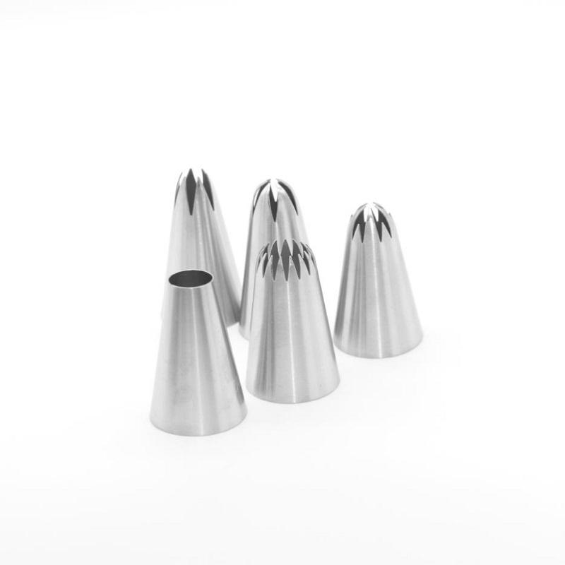 

Stainless Steel Cake Cream Decoration Piping Nozzle Tips Pastry Piping Icing Nozzle Cupcake Dessert Decorators