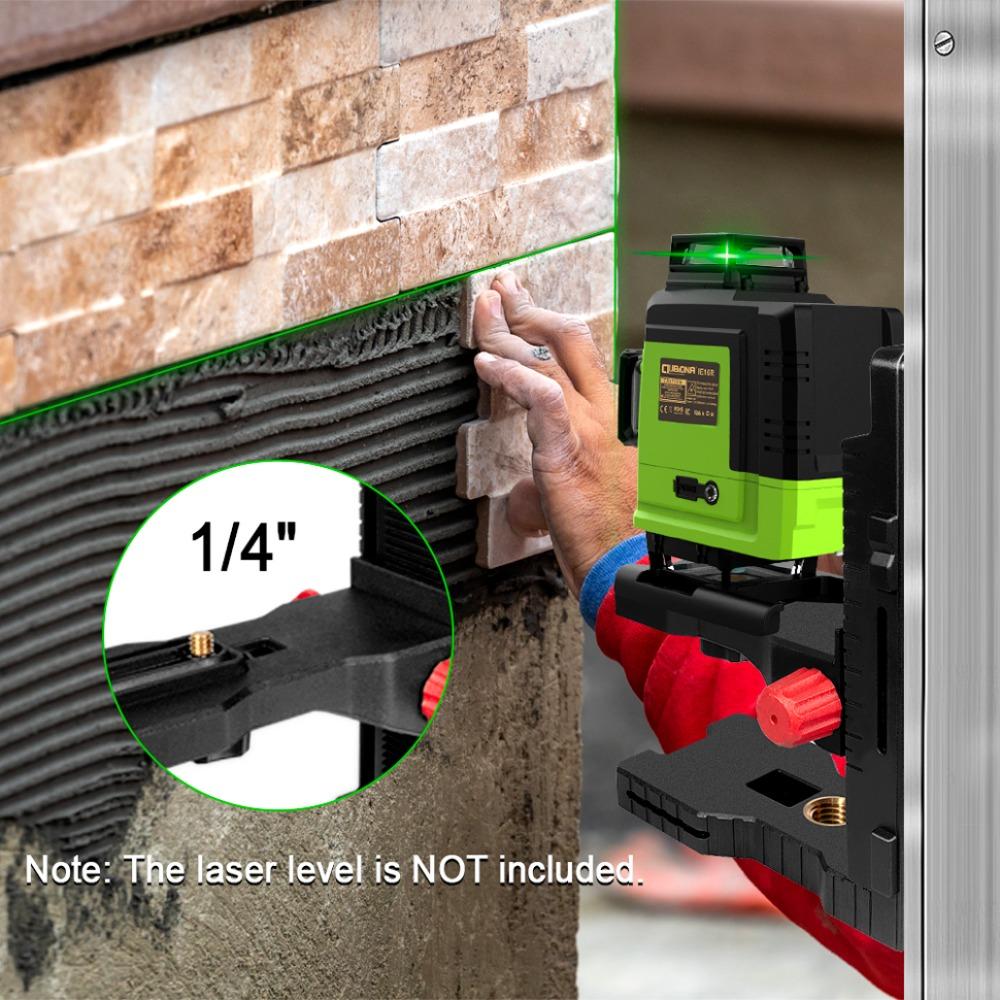 Uchwyt ścienny na narzędzia Adapter do poziomicy laserowej Uchwyt do poziomicy laserowej Wspornik poziomujący Wieszak