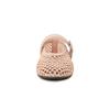 Fashion Summer Woven Hollow Out Flat Sole Single Shoes Comfortable Women Low Heel Commuting Studentsshoes Fashionable Handmade Sandal 45
