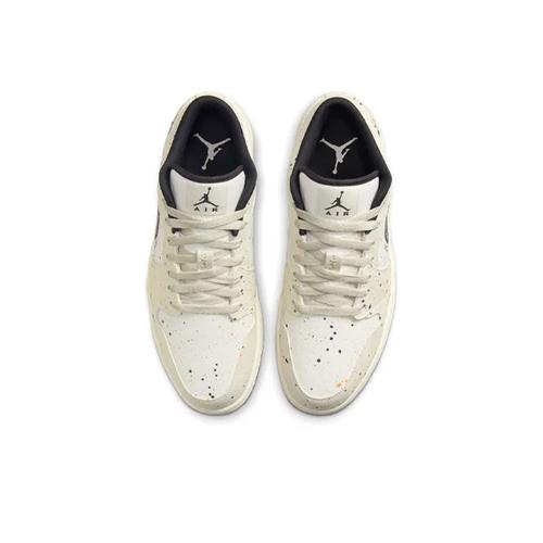 Air Jordan 1 Low Brushstroke Swoosh - Paint Splatter DM3528-100