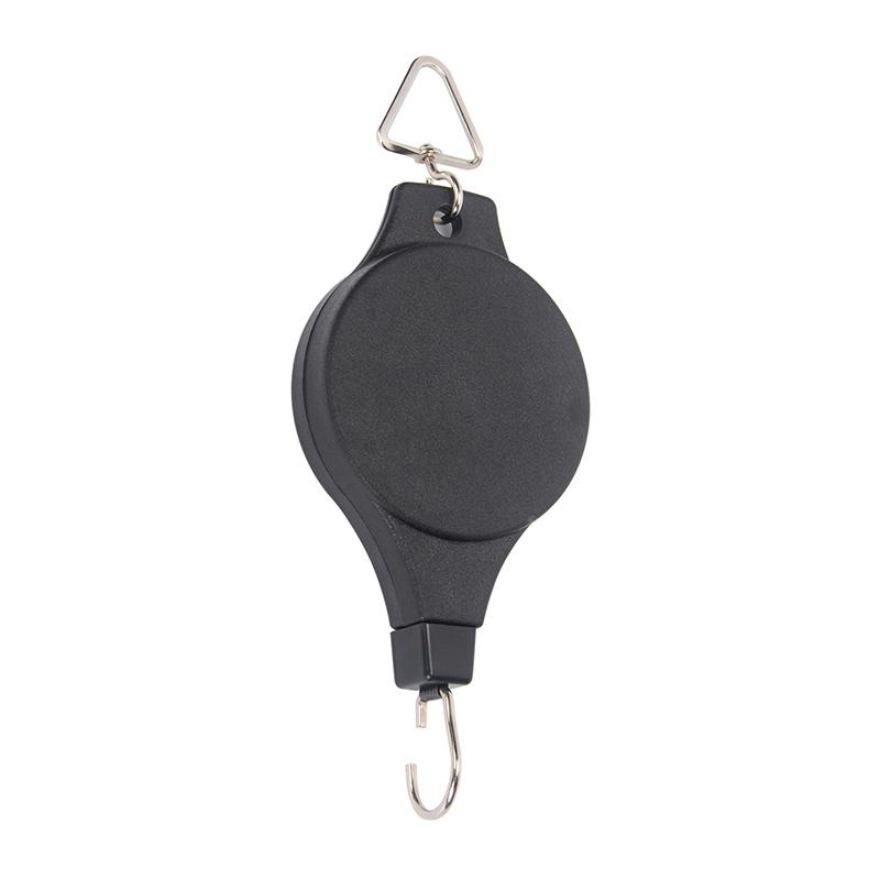 

Телескопический крючок для подвесного цветочного горшка для орхидеи, регулируемый выпадающий крючок для корзины, регулируемый крючок для цветочного горшка 90 см 1PCS чёрный