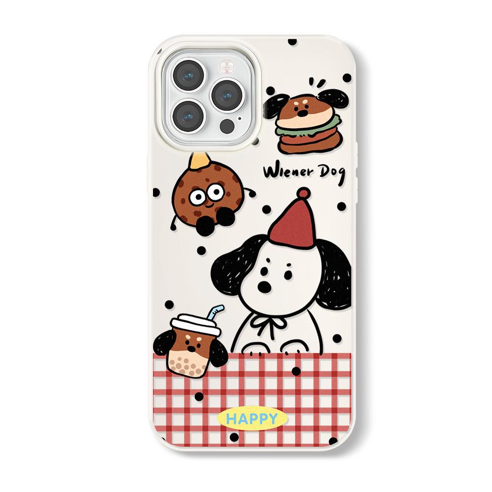 

Zhitai Mobile Case for iPhone 11 to 15 Pro Max with Hand Strap, Jelly Skin Design for Women 14PLUS