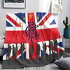 1PC Rangers Badge Print Flannel Blanket, High Quality All Seasons, Home Decor, Warmth and Comfort, Perfect for Christmas Gifts