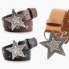 Simple Alloy Women Star Shape Belt Solid Color Waist Decoration Gift Fashion