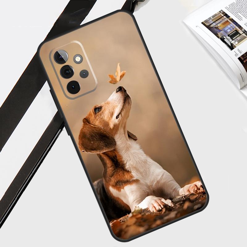 Cute Beagle Dog Case For Samsung Galaxy A06 A56 A36 A26 A16 A54 A34 A14 A12 A22 A32 A52 A13 A53 A15 A35 A55