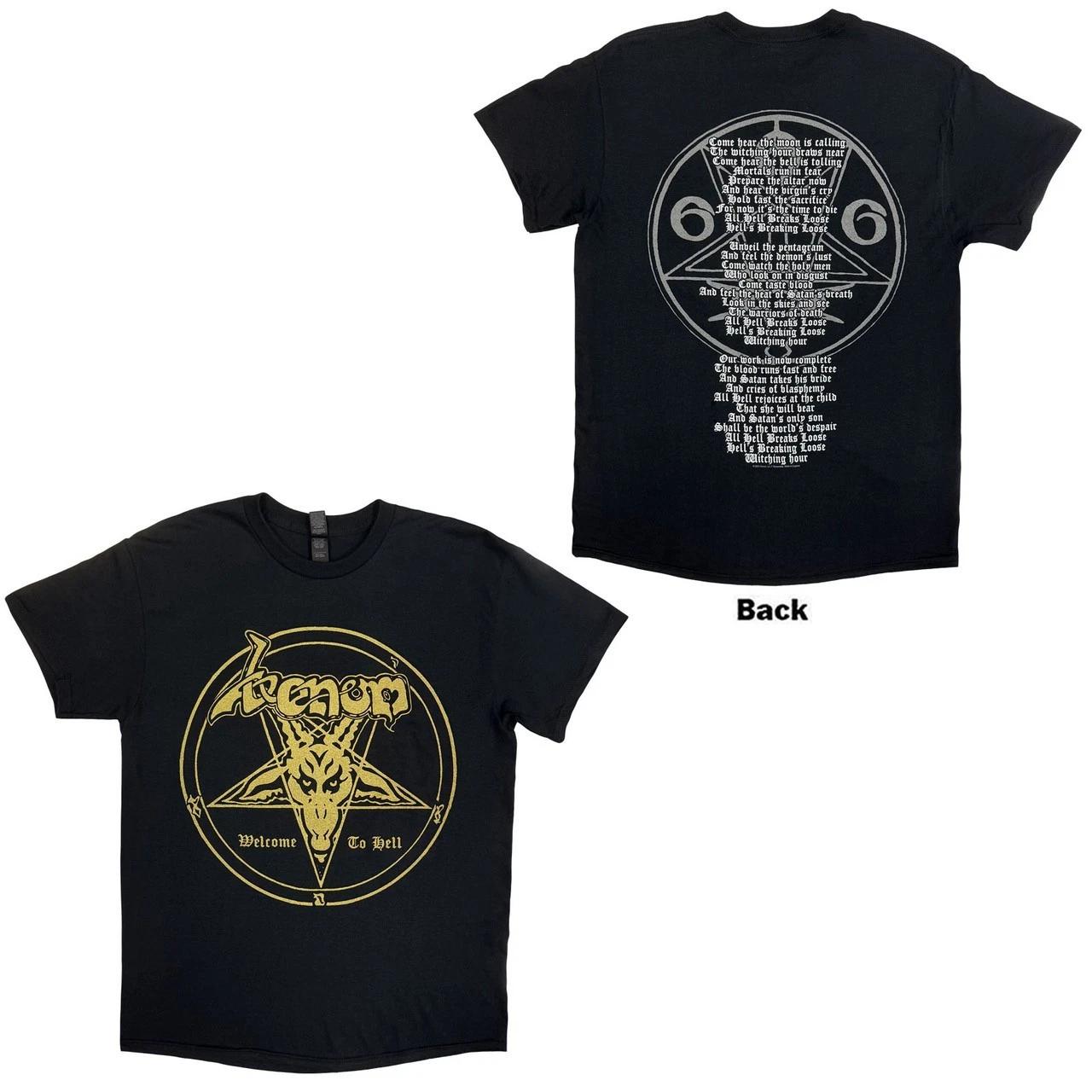 Venom Welcome To Helll Black T shirt - NEW S