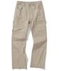 NOT4NERD Double Knee Carpenter Flare Fit Cotton Pants - Beige