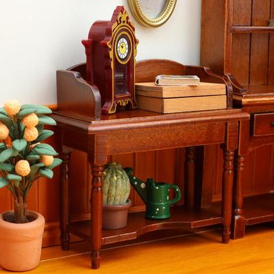 1:12 Puppenhaus Miniatur Schminktisch Schreibtisch Tisch Möbel Heimmodell Dekor Spielzeug Puppenhaus Zubehör