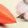 Carrot Shape Voice Recorder Pen with 60-Second Recording Cute Ballpoint for Students Teachers Funny Gift for Classroom Office