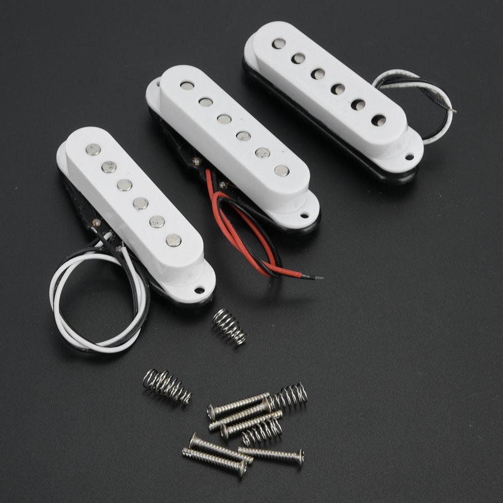 3Pcs Pickup Set Neck Single Coil Pickups for Electric Guitar Parts Replacement