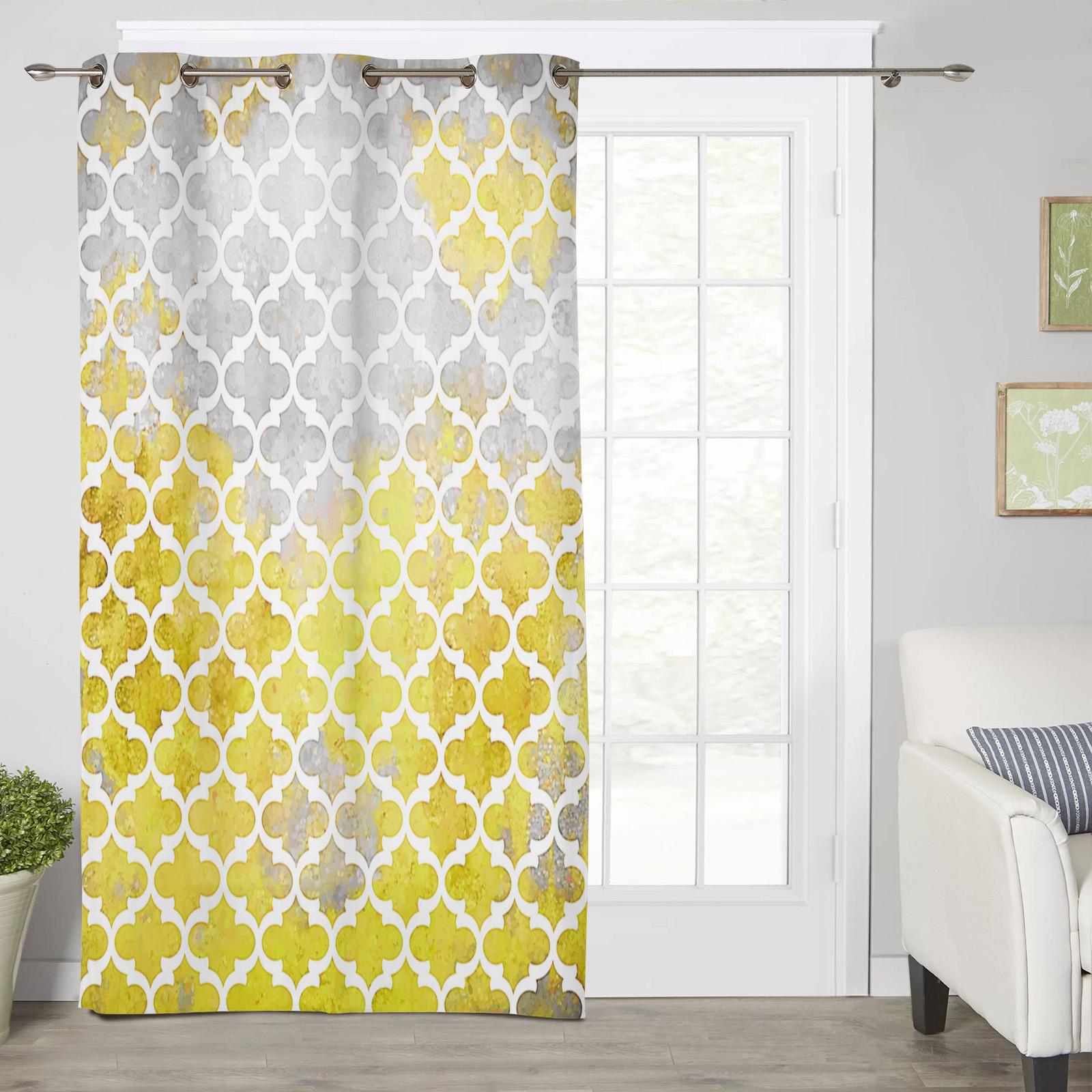 

Луна Сова Солнечная Ночь Зло Оконные Шторы Шторы для Гостиной Декоративные Предметы Гостиная 135W x 60H(cm)