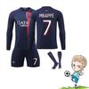 High-quality Paris Home Soccer Kit Long Sleeve Pants Socks Suitable For Children And Adults