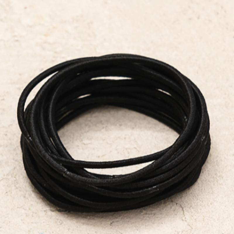 Daiso No Tip Thin Hair Straps  Pack Of 16