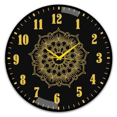 Große dekorative Design-Wanduhr, neueste und stilvolle digitale Glas-Wanduhr, geeignet für Wohnzimmer, Flur, Schlafzimmer, leise, nicht tickende und geräuschlose Uhr,