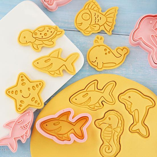 

Useful Unique Design Decorative Reusable Fish Starfish Shape Biscuit Mold for Bakery Cookie Mold