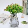 5pcs Artificial Plastic Plants Christmas Decoration Artificial Plant Ferns Simulation Plant Plastic Flower Fern Home Accessories