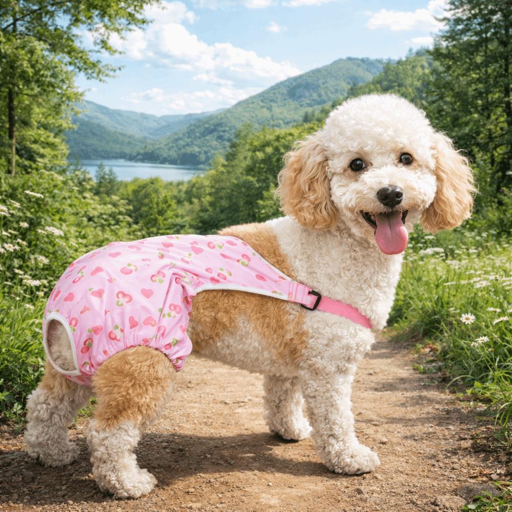 Washable Pet Physiological Pants Adjustable Dog Menstrual Panties  Abdominal Wounds