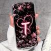 For Realme C71 C67 C65 C63 C61 C55 C53 C35 C85 Pro C75 C75x Phone Case Pretty Love Heart Letters Soft Housing Transparent TPU Silicone Anti Drop Shell