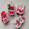 Cartoon Christmas Hair Claw Acrylic Snowman Hairpin Cute Red Cap Claw Clip  Party