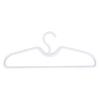 Lightweight Short Neck Plastic Clothes Hangers Pack of 10 Anti Slip Texture
