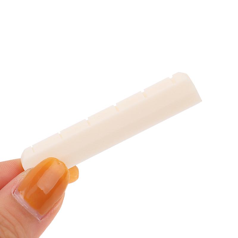 1 Bucată Piatră Os Slotată pentru Chitara Clasica 50Mm / 52.5Mm * 6Mm * 9Mm Accesorii Chitara Clasica