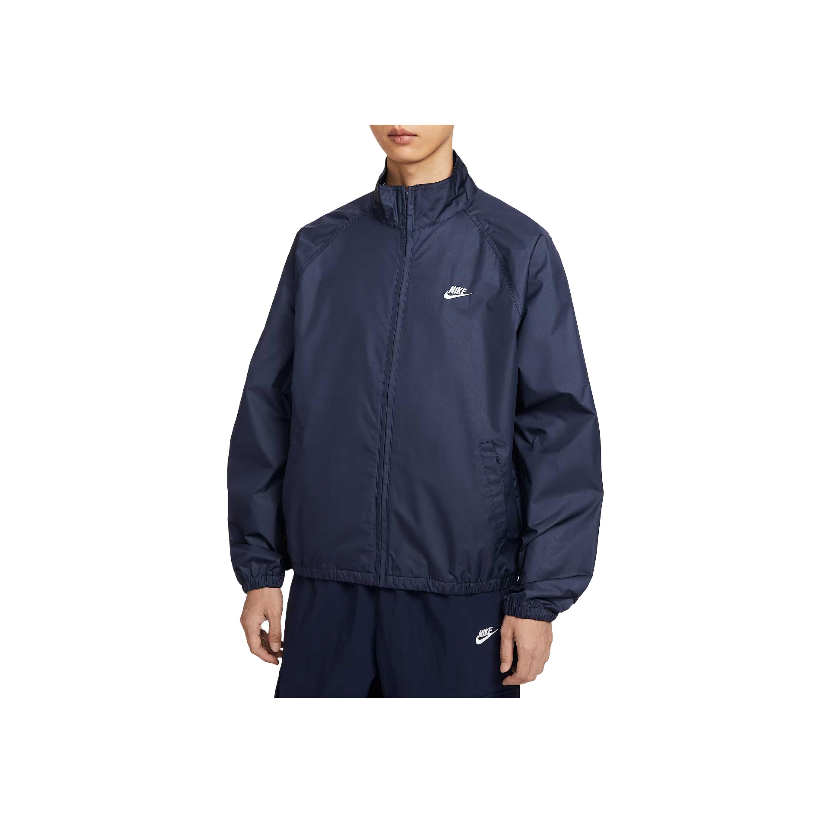 Nike Sportswear Men s Woven Windbreaker Jacket Obsidian HV1140-451 2XL