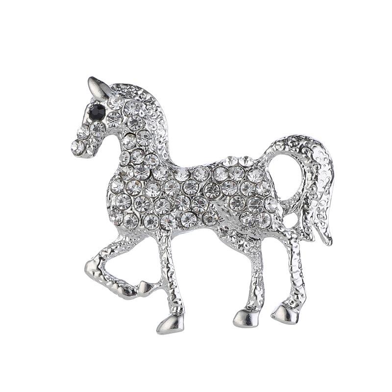 Kitten New Year Horse Brooch High-Grade Alloy Animal Corsage Zodiac Pin Clothing Accessories
