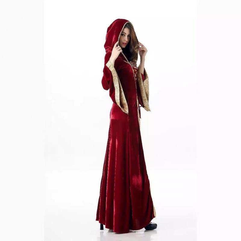 Halloween European vintage court costume princess costume vampire queen witch costume