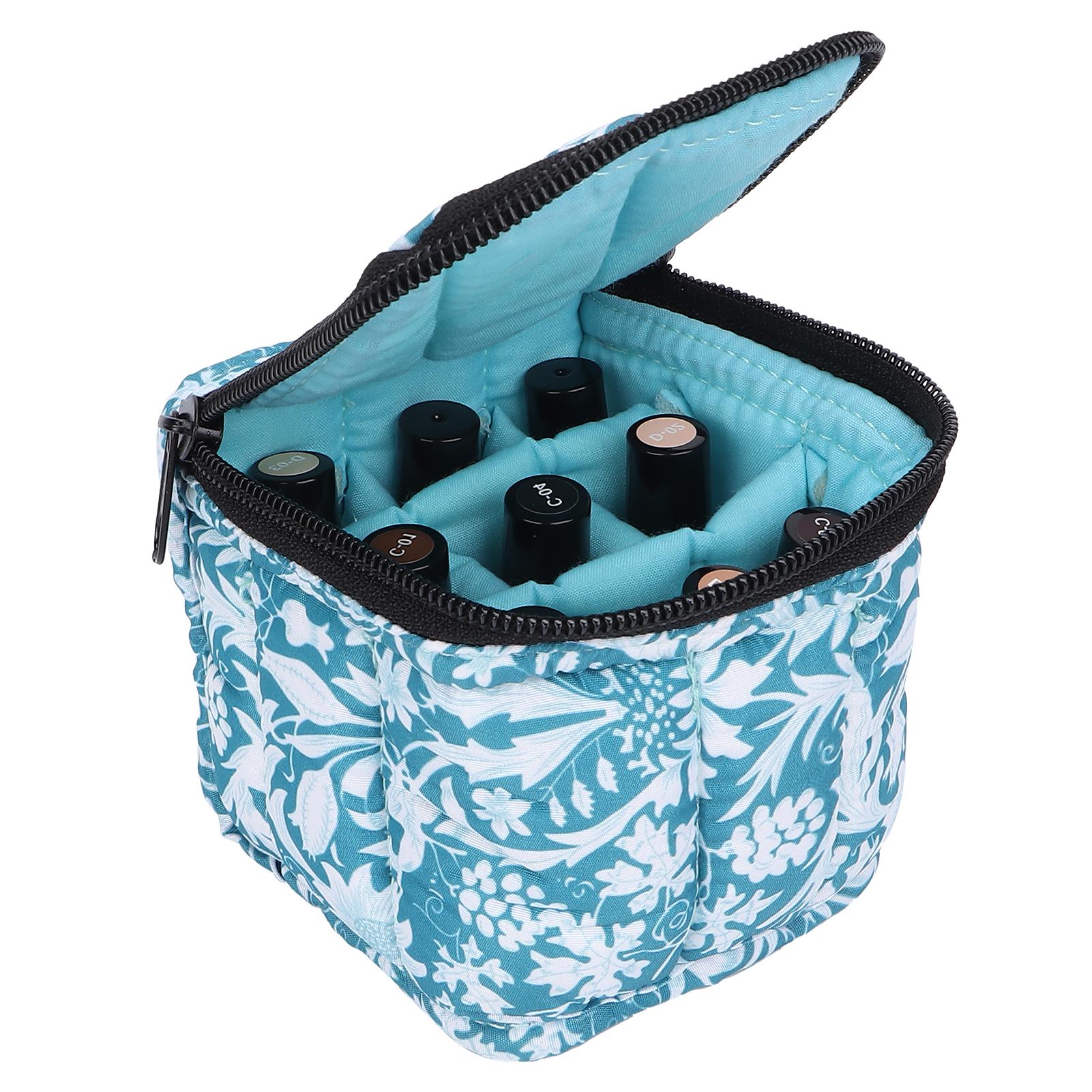 

Nail Polish Carrying Case Portable 9 Grids Nail Polish Storage Organizer Bag Holder