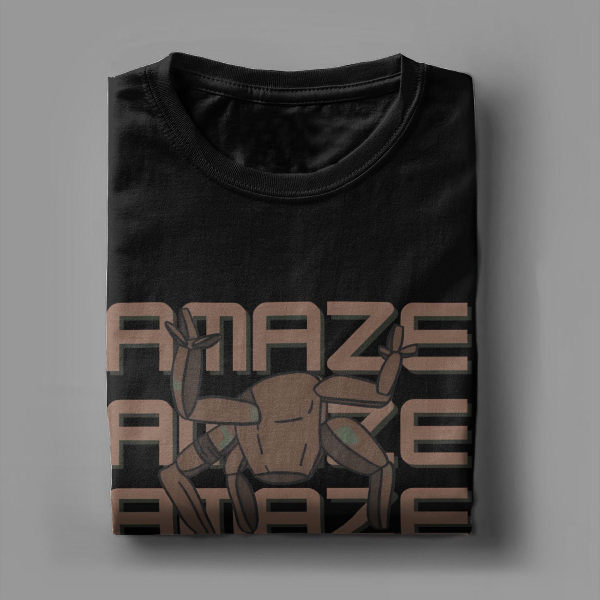 Vintage T Shirt Rocky PHM AMAZE AMAZE AMAZE 100 Cotton T Shirts  Trending Tee Shirt for Unisex Summer Y2K Funny Short Sleeve Tees S