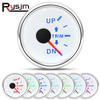 HD 52mm Boat Marine Trim Meter UP-DN Trim Tilt Indicator Meter 2 Inch Trim Gauge 7 Colors Backlight for Inboard Outboard Engine