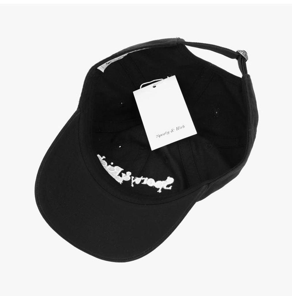 [SPORTY&RICH] AC040622016BA02 FADED BLACK Women's Ball Cap