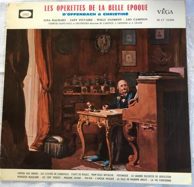 LP Record MARCEL CARIVEN, ANDRÉ GRASSI, JULES - Les Opérettes De La Belle  Epoque - 30MT10186 Vega France Classical Used