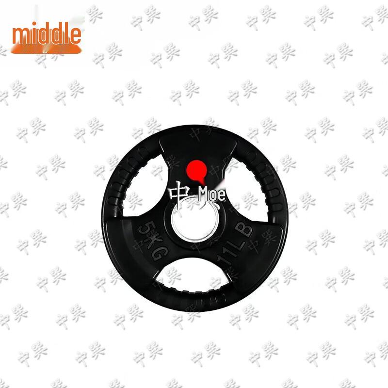 Rubber Coated Barbell Weight Plates