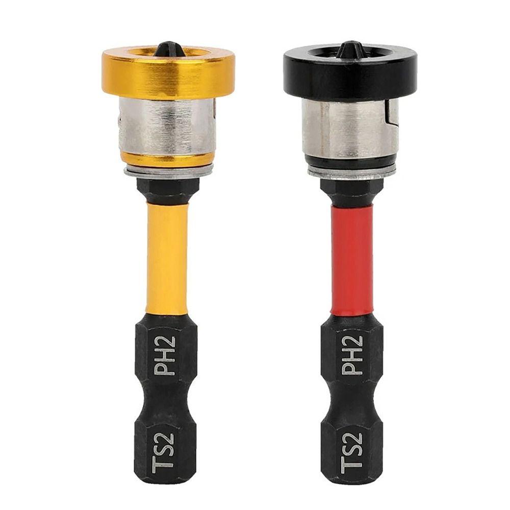 5Pcs Magnetlc Collar Plasterboard Locating Screws Hex Gypsum Board Screw Bits Drywall Drilling Tool