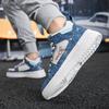 Nuove Scarpe Sportive High Top da Uomo e da Donna Taglie Forti 31-44, Scarpe da Skate Sportive in Pelle Trendy ed Esplosive Resistenti all'Usura