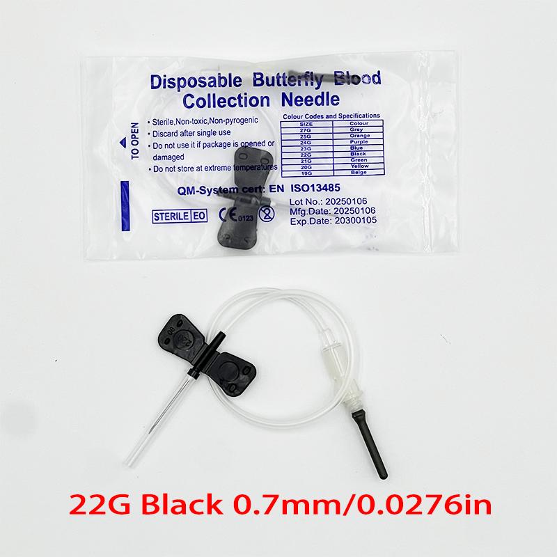 100 pieces/batch, disposable double-wing butterfly blood lancet for pet care rooms, suitable for pet dogs and cats