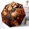 1pc Deer Head Automatic Umbrella - Automatic Opening And Closing, Sturdy Iron Frame, Formal Occasions Yy251018206