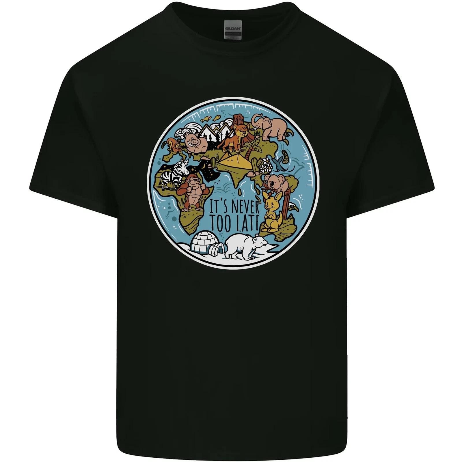 Climate Change It s Never Too Late Kids T-Shirt Childrens S