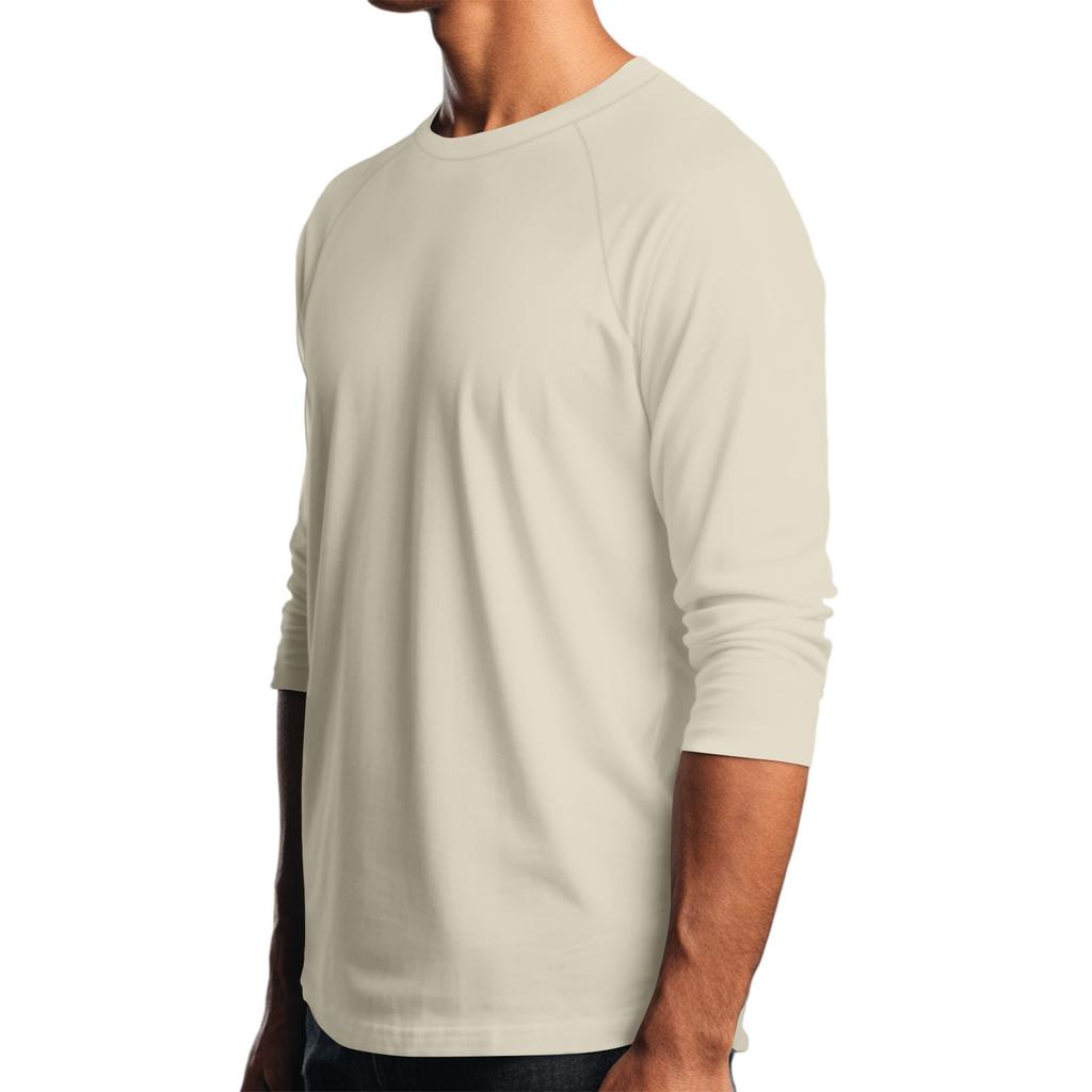 Men's Round Neck Plunger Sleeve T-Shirt Top