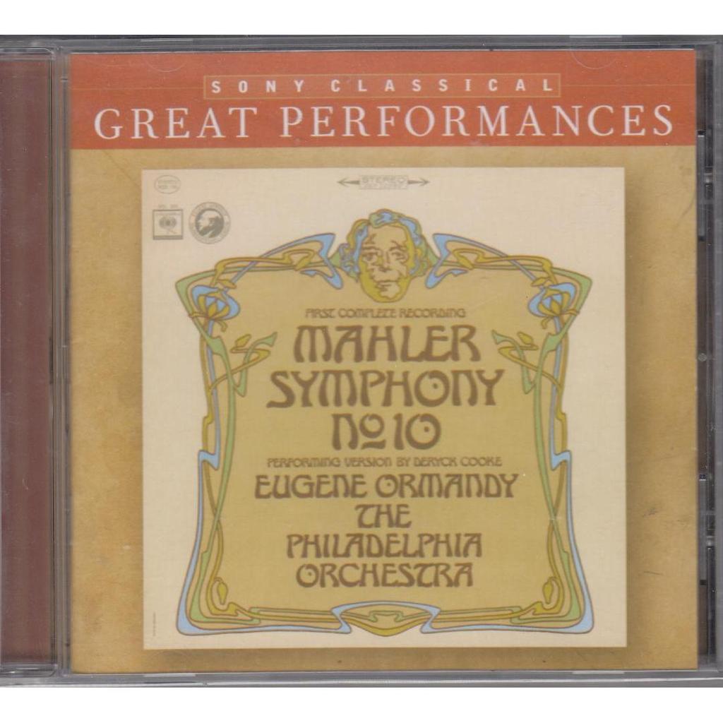 Used Mahler: Symphony No. 10 In F-sharp Major, Ormandy Conducting