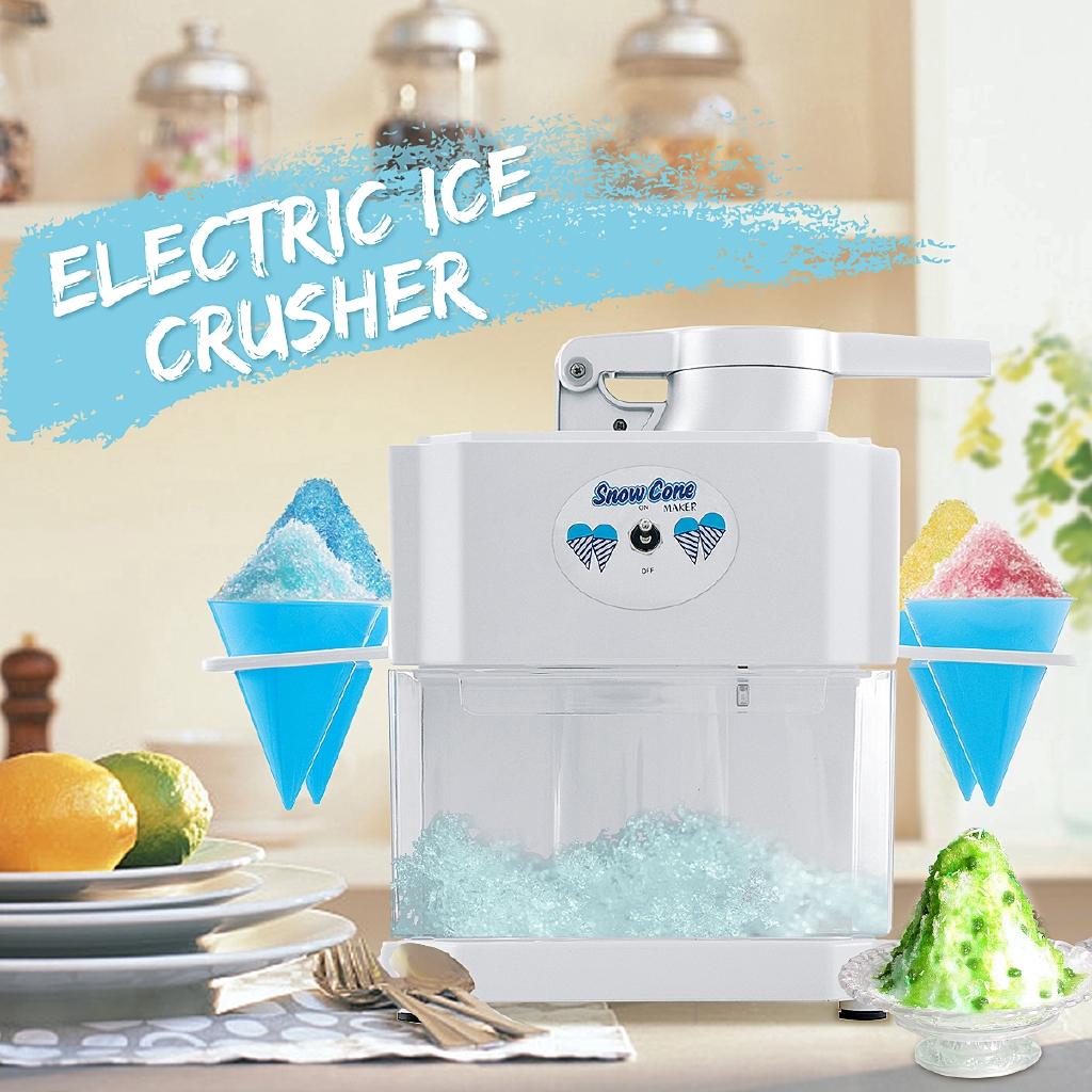 

220~240 В 3 л Электрический ледокол Машина для измельчения льда Ручной ледогенератор Дробилка Машина для снежных конусов