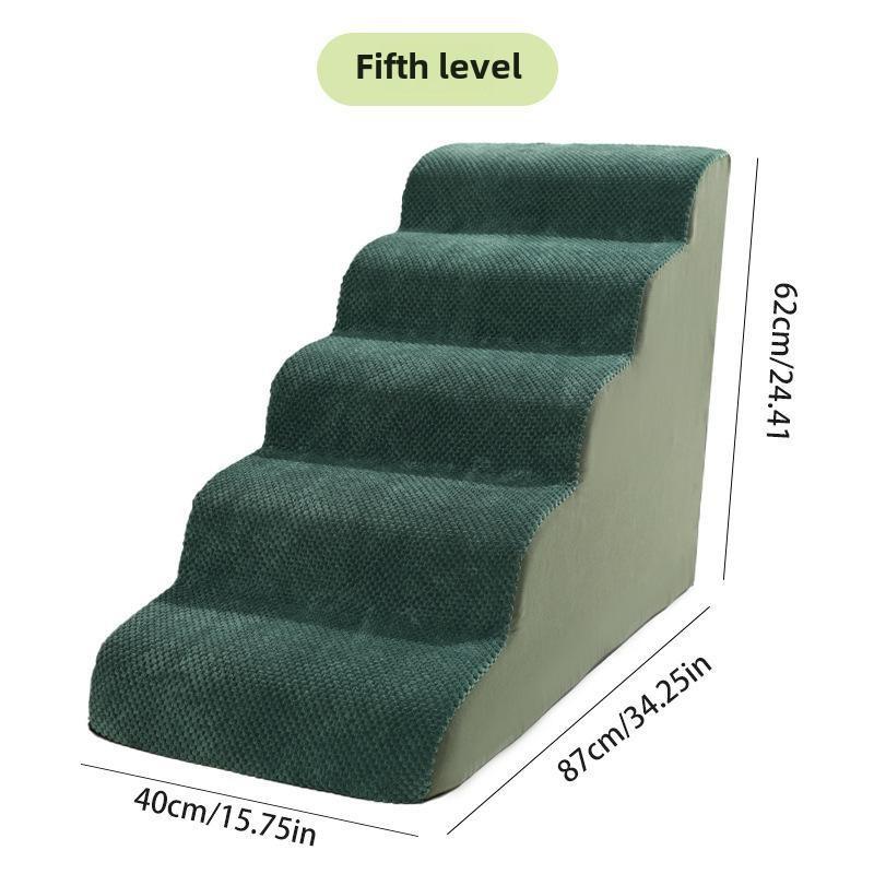 Scară pentru câini, scară pentru animale de companie, trepte din burete, scară pentru câini mici, ursuleț de pluș pe canapea, scară pentru pat
